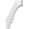Ekena Millwork 3 1/2-in. W x 20-in. D x 28-in. H Balboa Architectural Grade PVC Knee Brace BRCP035X20X28BOA - alternate 1